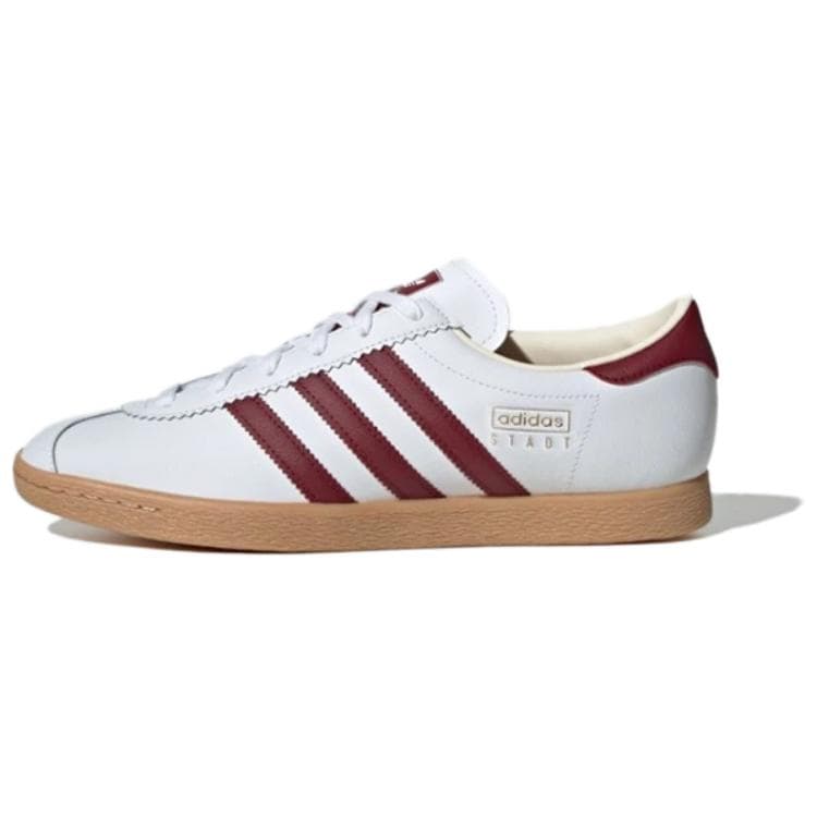 Кроссовки Adidas Originals Stadt Low Топ Скейтборд Обувь Унисекс Белый и красный - изображение 1