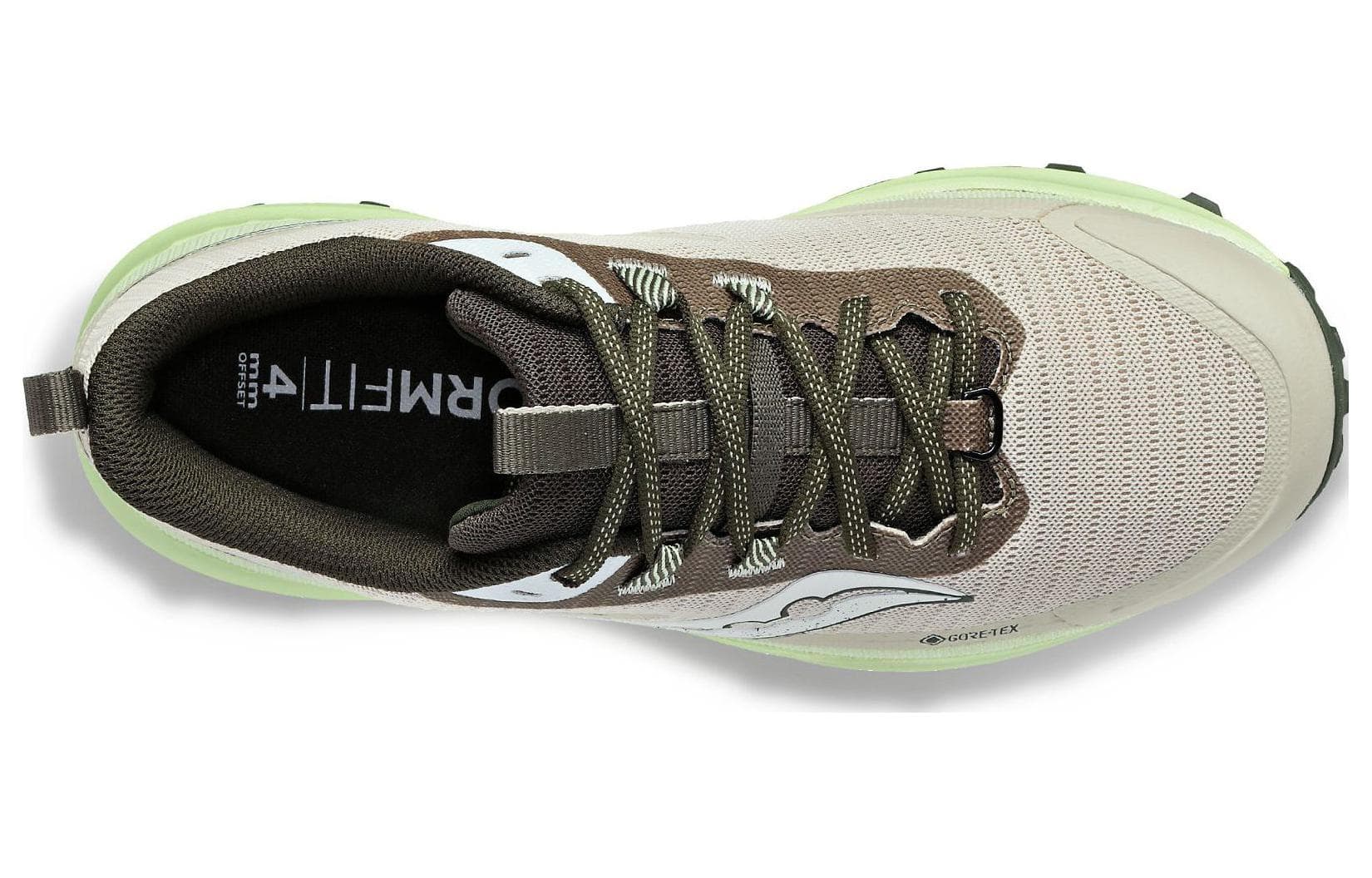 Кроссовки для бега Saucony Peregrine 13 Falcon 13 Амортизация Противоскользящие Низкие Беговые кроссовки Мужские Зеленые - изображение 3