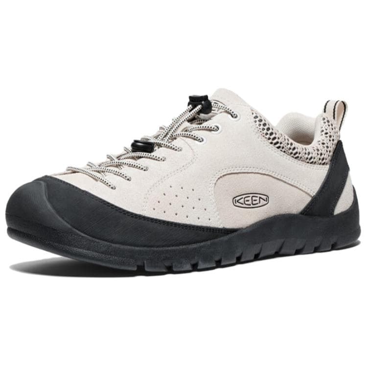 Кроссовки Keen JASPER ROCKS SP Кожа Текстиль Устойчивый к истиранию Дышащий Низкий верх Уличная обувь Мужская Бежевый Черный - изображение 2
