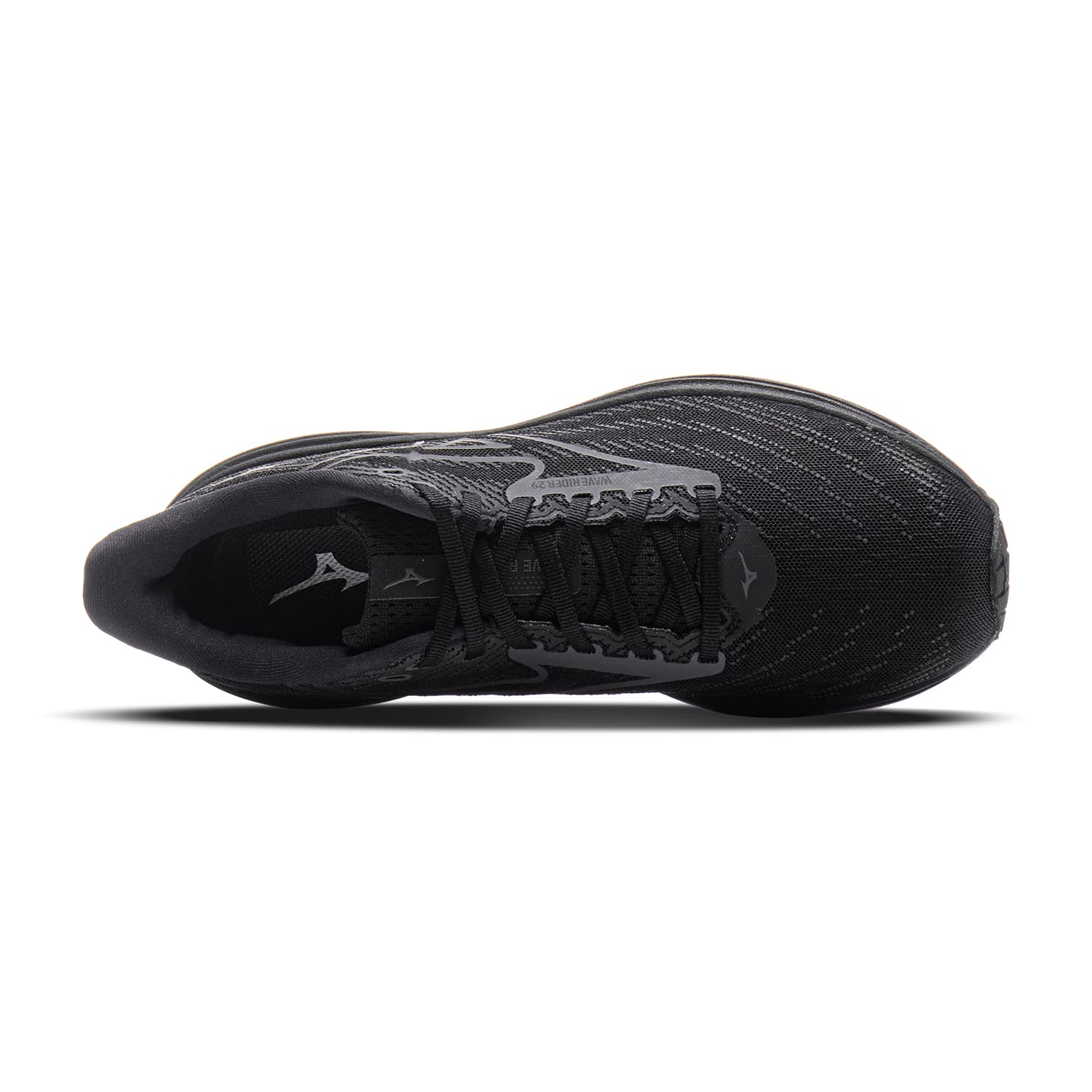 Кроссовки для бега Mizuno WAVE RIDER 29 Low Топ Беговые кроссовки Унисекс Черный - изображение 4