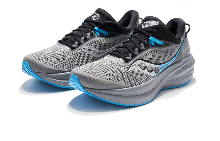 Кроссовки для бега Saucony Triumph 21 Grey Black - изображение 3