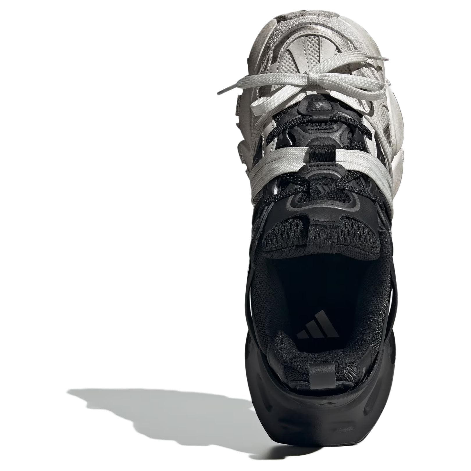 Кроссовки Adidas XLG RUNNER DELUXE Универсальный Дышащий Low Топ Массивные кроссовки Унисекс Серый черный - изображение 4