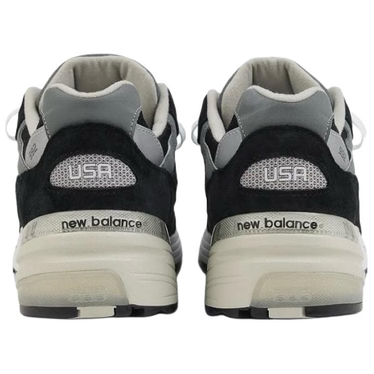 Кроссовки для бега New Balance NB 992 Low Top Повседневные Беговые Кроссовки Унисекс Черные - изображение 5
