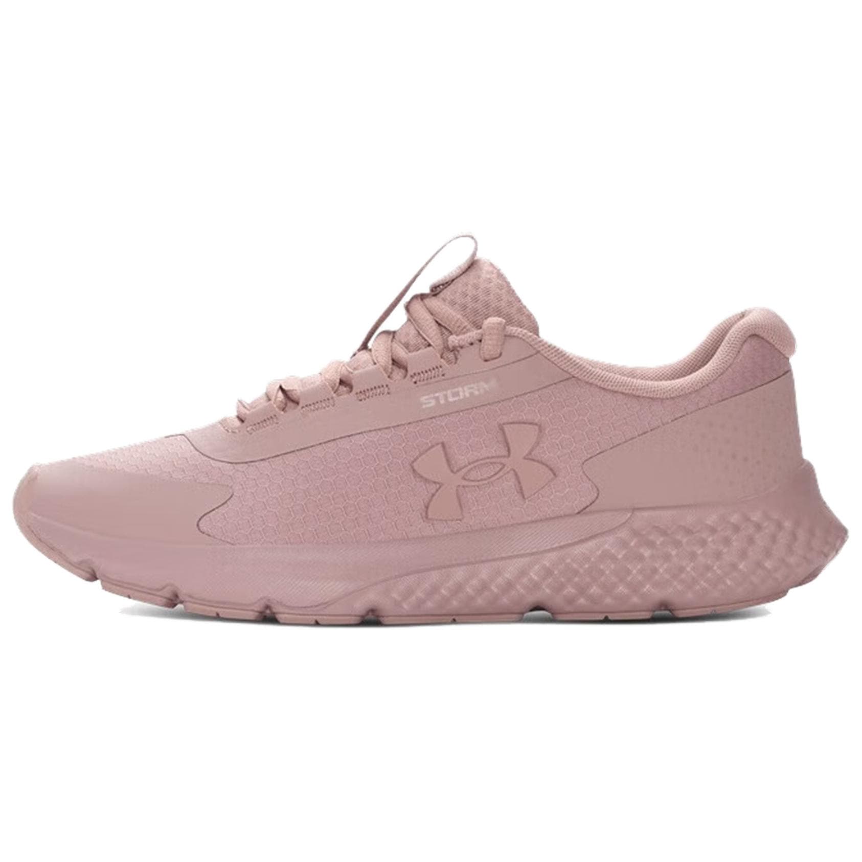 Кроссовки для бега Under Armour Rogue 3 Storm Удобные и Легкие Дышащие и Упругие Беговые Кроссовки Женские Розовые - изображение 1