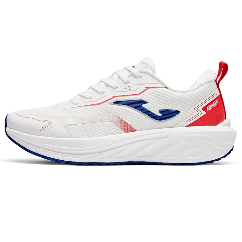 Кроссовки для бега Joma Сетчатая ткань Амортизация Отскок Амортизация Отскок Низкий Топ Спринт Беговые кроссовки Мужской Белый Красный - изображение 1