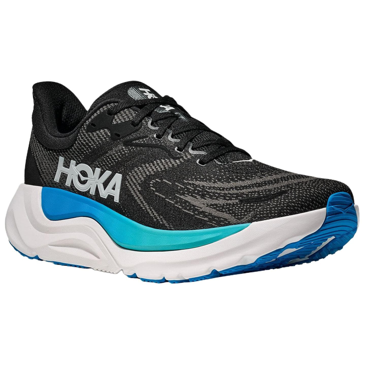 Кроссовки для бега HOKA ONE ONE Arahi 8 Low Топ Беговые кроссовки Мужские Черные Синие - изображение 3