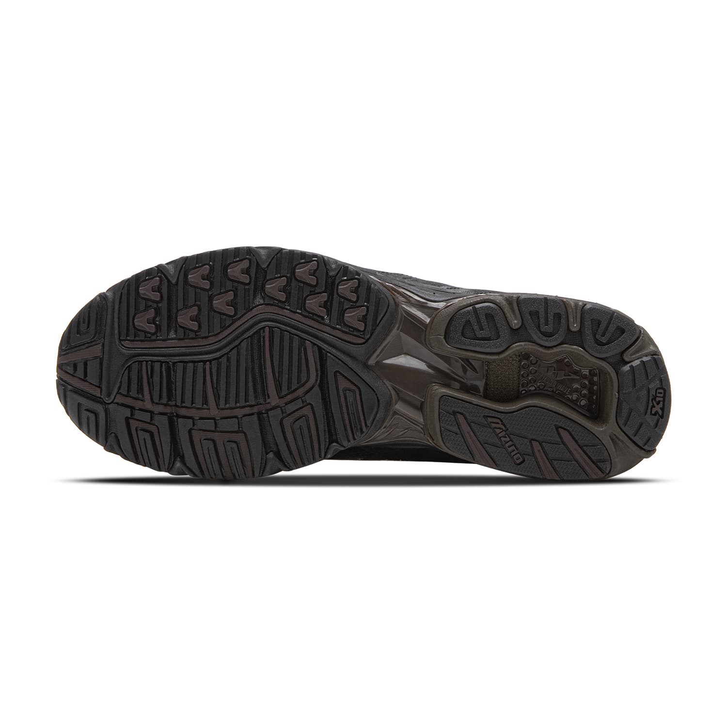 Кроссовки для бега Mizuno Wave Rider 10 Low Топ Повседневные беговые кроссовки Унисекс Шоколадно-коричневый - изображение 6