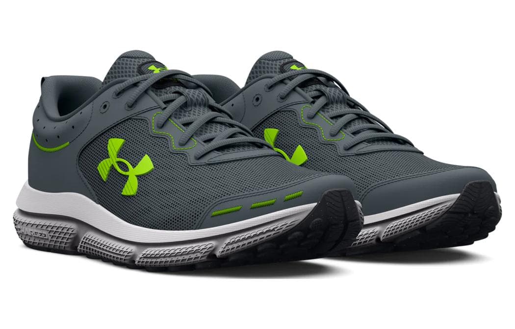 Кроссовки для бега Under Armour Charged Assert 10 Сетчатая ткань Низкий топ Повседневные беговые кроссовки Мужские Серые - изображение 3