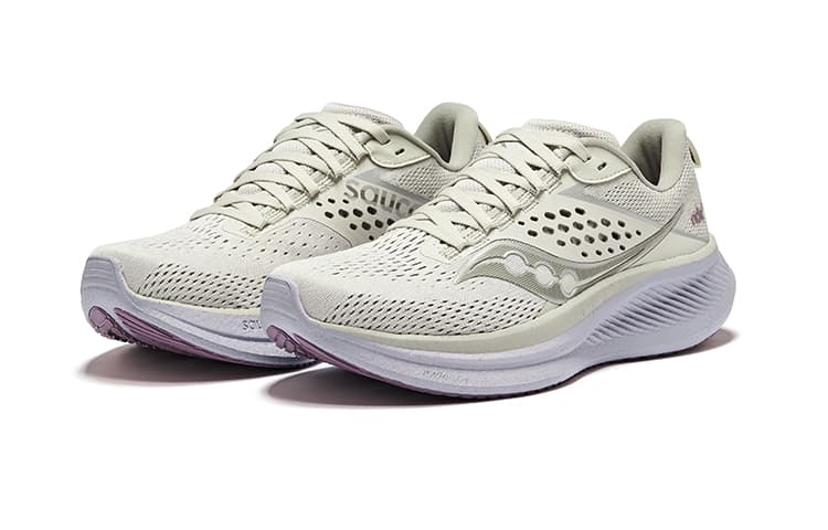 Кроссовки для бега Saucony Ride 17 Light Grey Pink - изображение 3