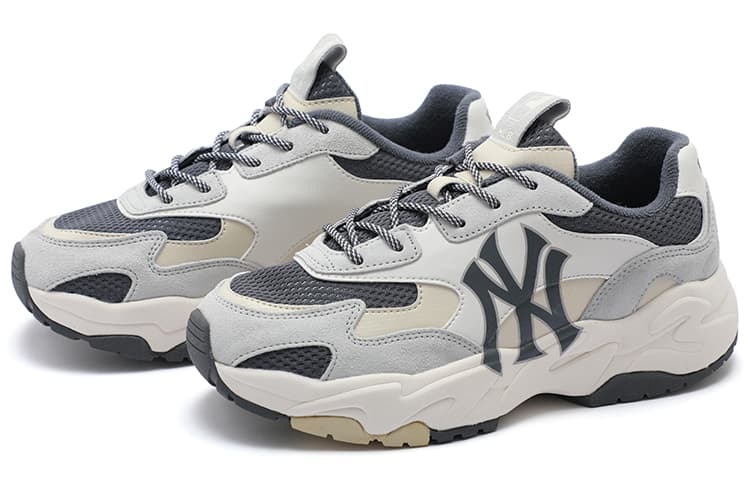 Кроссовки MLB Retro Platform Sneakers Grey - изображение 3