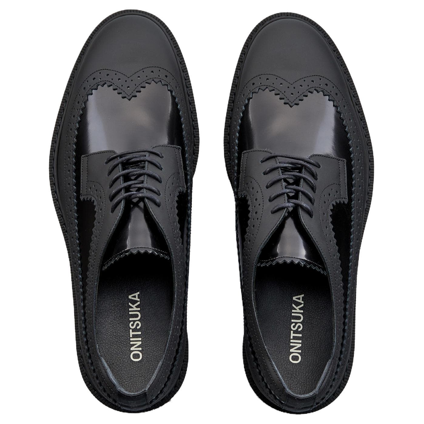 Ботинки Onitsuka Tiger BROGUE Мужская повседневная обувь Мужская Черный Красный - изображение 4