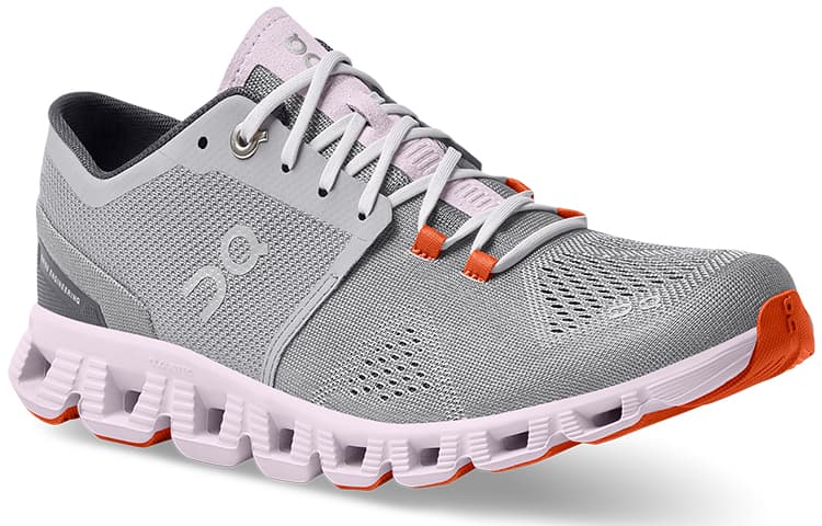 Кроссовки для бега On Cloud X 1 Grey Pink — фото 3