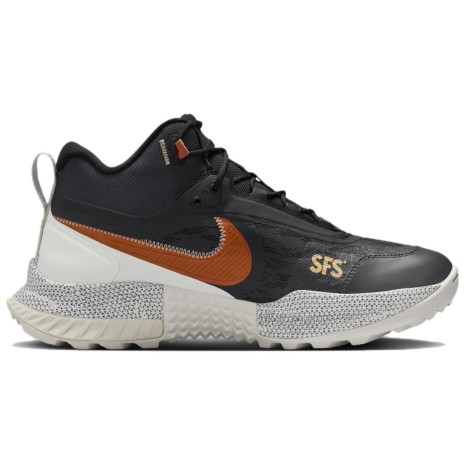 Кроссовки Nike React SFB Carbon Противоскользящая Устойчивая к износу MID Топ Уличная обувь Мужская Черная - изображение 2