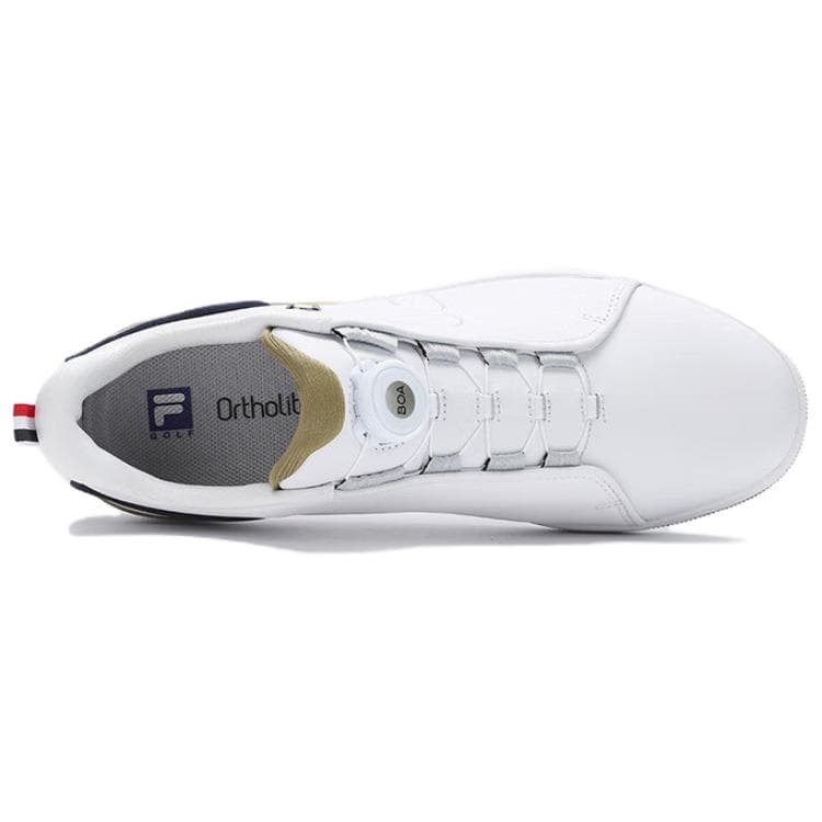 Кроссовки для гольфа FILA GF 1911 Trainer Low Топ Обувь для гольфа Мужская Белая - изображение 3