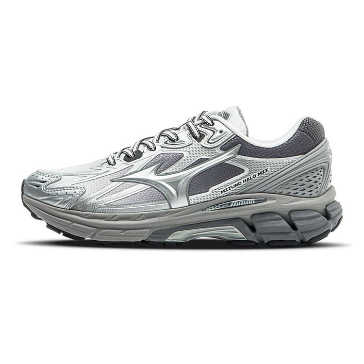 Кроссовки для бега Mizuno HALO MI Амортизирующие противоскользящие низкие беговые кроссовки унисекс белые серые - изображение 1