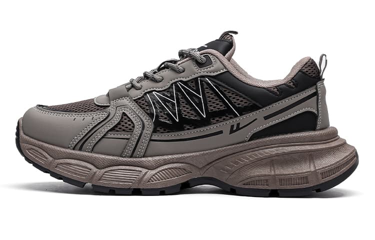 Кроссовки для бега WARRIOR Low Топ Беговые кроссовки Мужской Светлый хаки Черный - изображение 1