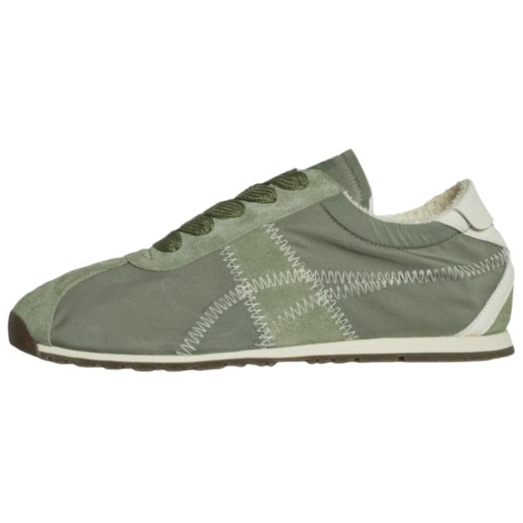 Кроссовки для бега Onitsuka Tiger CORSAIR Низкий Топ Повседневные Городские Коммутационные Беговые Кроссовки Унисекс Зеленый - изображение 1