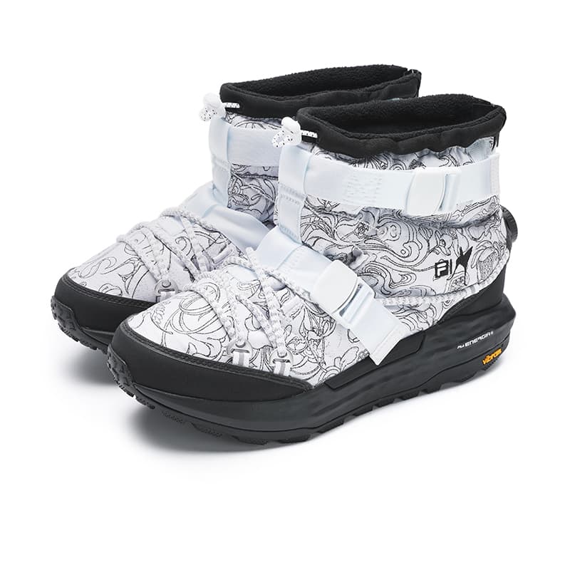 Ботинки уличные James Jean x FILA BOA EXPLORER 2 Устойчивый к истиранию Модный Короткий Аутдор Женские Белый Черный - изображение 2