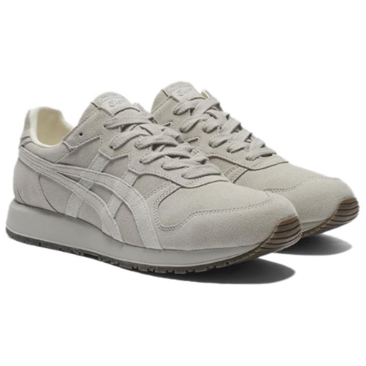 Кроссовки для бега Onitsuka Tiger Alliance A40 Коровья кожа Низкие кроссовки для бега Унисекс Серый - изображение 3