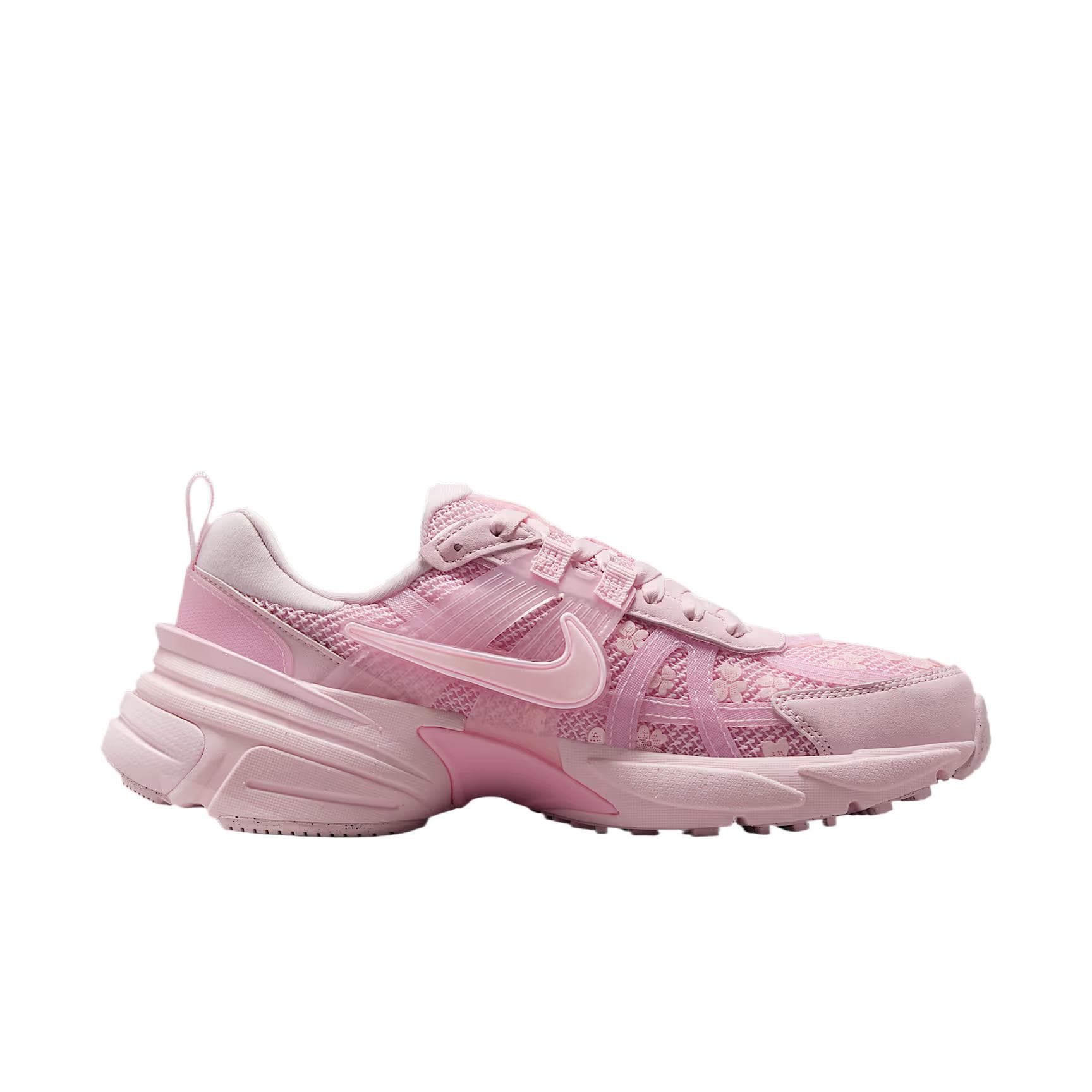 Кроссовки для бега NIKE V2K Run Сетчатая ткань Текстиль Низкий Топ Поролон Подошва Повседневные Беговые Кроссовки Женские Розовые - изображение 2