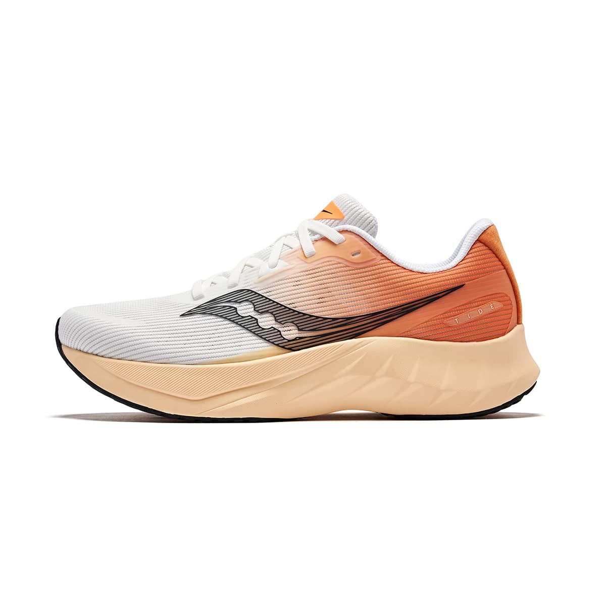 Кроссовки для бега Saucony Tide 2 White Orange Black - изображение 1