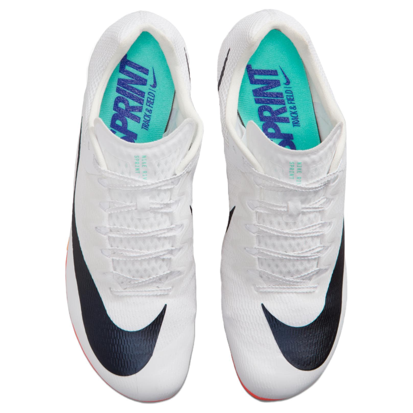 Кроссовки для бега NIKE ZOOM RIVAL SPRINT Дышащий Low Топ Беговые кроссовки Мужской Белый - изображение 4