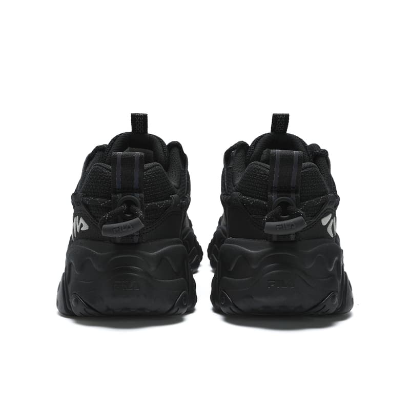 Кроссовки для бега FILA Fluid 5 Кошачья лапа Low Топ Беговые кроссовки Женские Черный - изображение 5