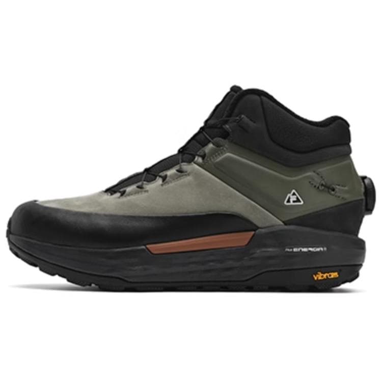 Кроссовки FILA BOA EXPLORER 2 Комфортный MID Топ Уличная Обувь Мужская Чай Серый Мустанг Черный - изображение 1