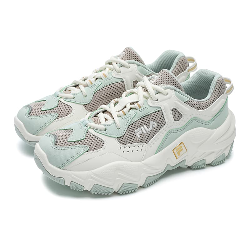 Кроссовки FILA Ravagement 2 H Raider 2S Low Топ Толстоподошвенные кроссовки Женские Белый Циановый - изображение 3