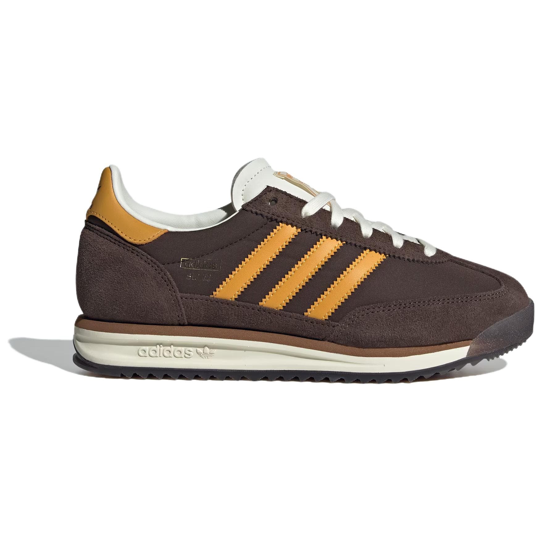 Кроссовки для гольфа Adidas Originals SL 72 RS Low Топ Обувь для гольфа Женская Коричневая - изображение 2