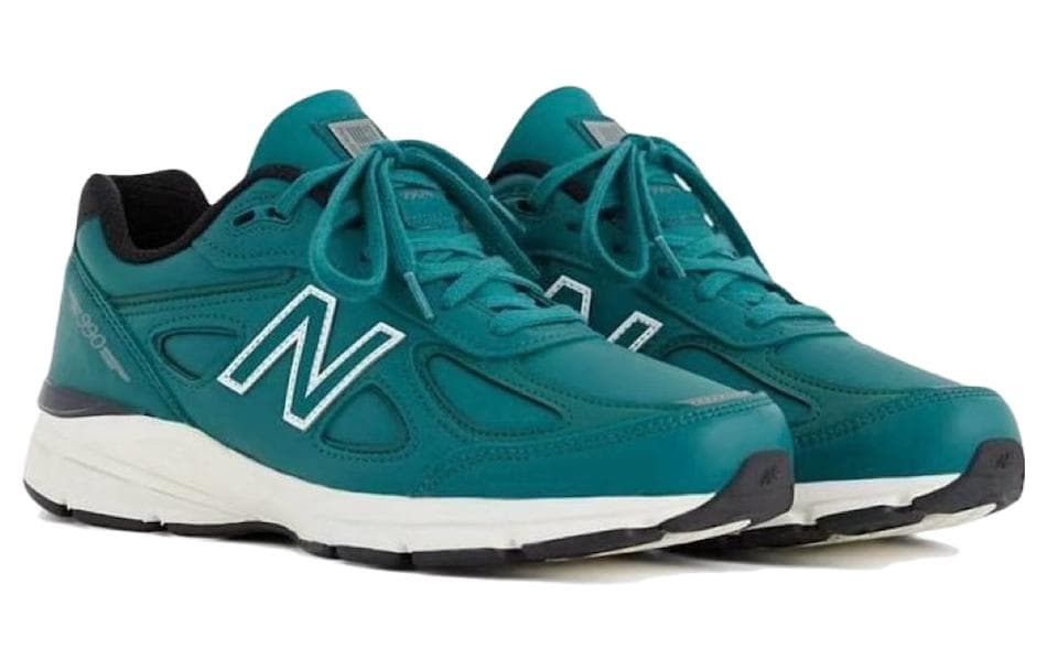 Кроссовки для бега New Balance 990 V4 Green — фото 3