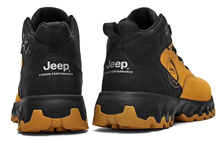 Ботинки уличные Jeep Outdoor Boots Black Yellow - изображение 4