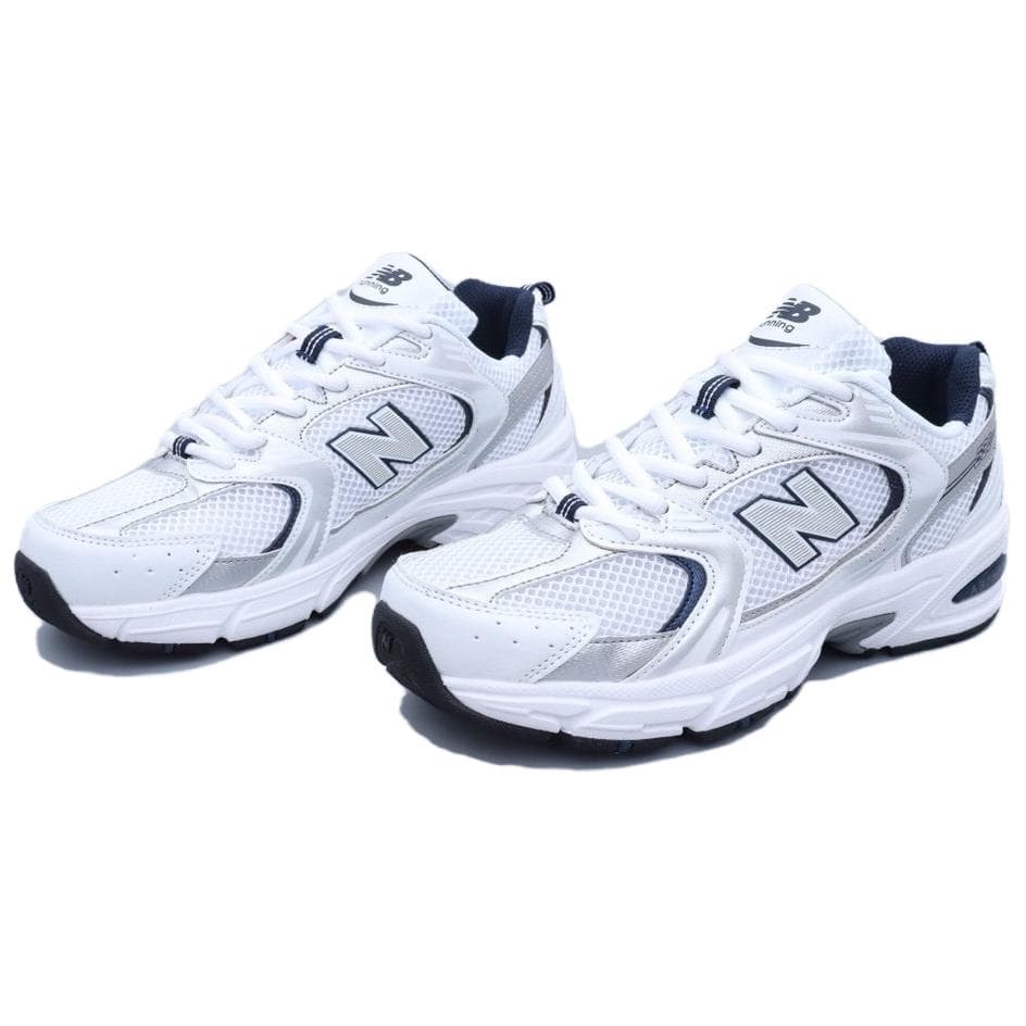 Кроссовки для бега New Balance NB 530 Устойчивые к истиранию низкие повседневные беговые кроссовки Мужские Серебряные - изображение 2
