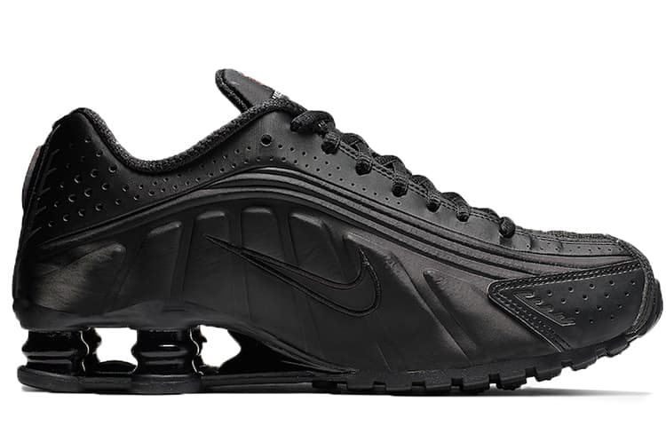 Кроссовки для бега Nike Shox R4 Triple Black - изображение 2