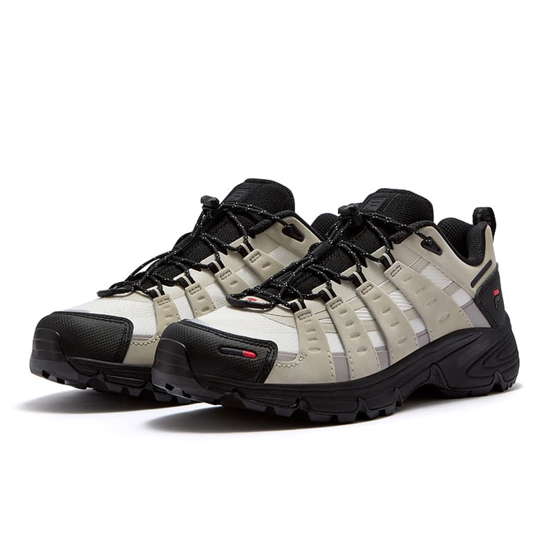 Кроссовки для бега FILA FUSION COMO X Текстиль Синтетическая кожа Низкий топ Повседневные беговые кроссовки Женские Овсяный коричневый - изображение 3