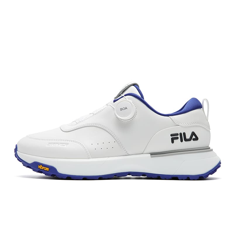 Кроссовки для гольфа FILA GF DriveX Гольф Обувь Мужская Белый Синий - изображение 1
