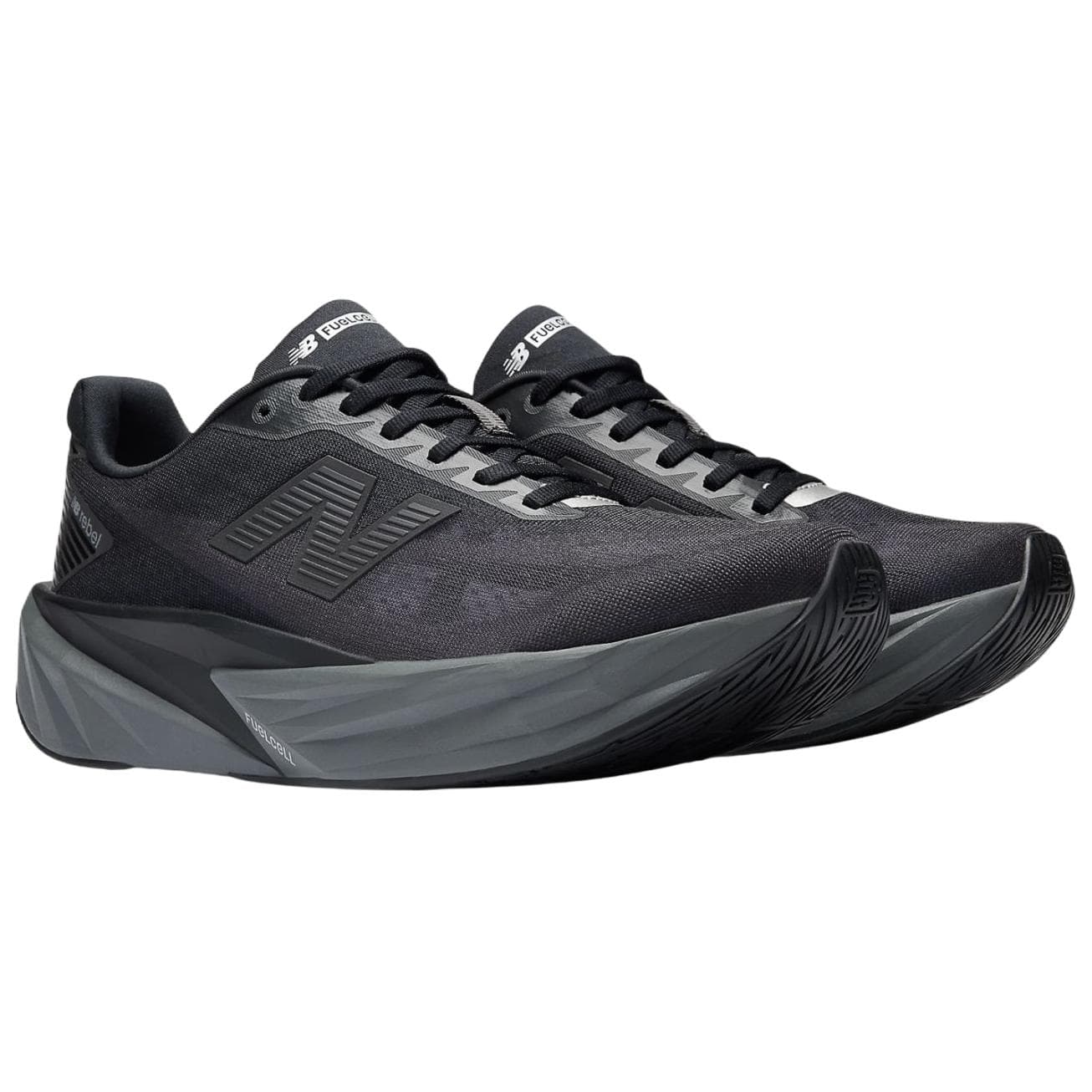 Кроссовки для бега New Balance FuelCell Rebel V5 Мягкий и Комфортный Устойчивый к Износу Низкий Топ Беговые Кроссовки Унисекс Черные - изображение 3