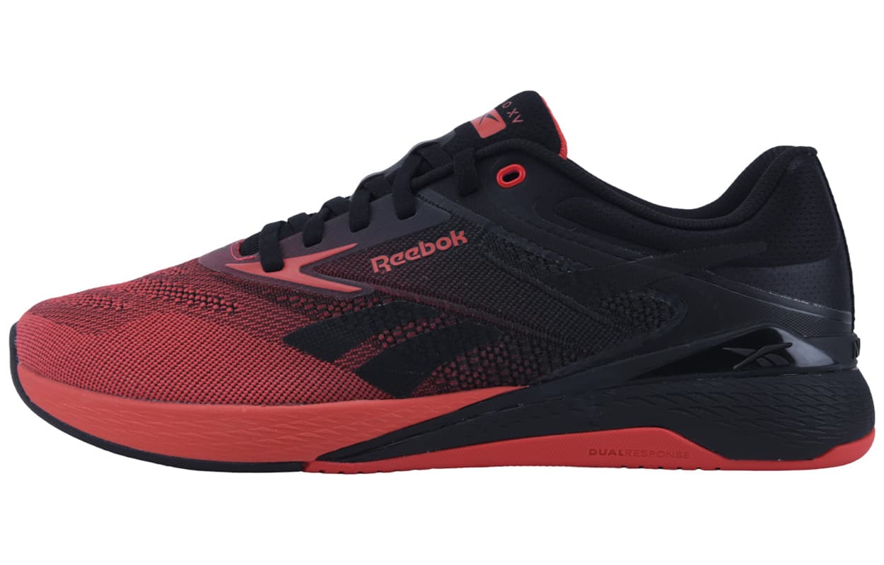 Кроссовки для бега REEBOK Nano X5 Износостойкие Низкие Беговые Кроссовки Унисекс Черные Красные - изображение 1