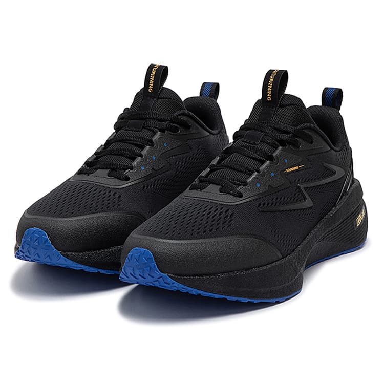 Кроссовки для бега 361° Popping foam Low Топ Беговые кроссовки Мужской Обсидиановый черный Синий - изображение 3