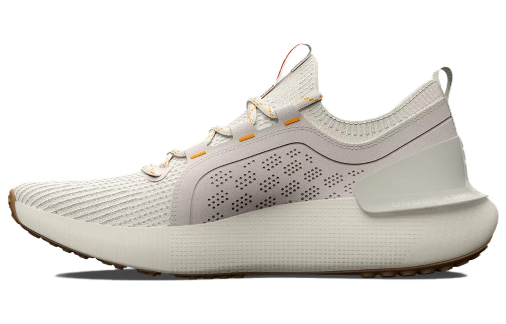 Кроссовки для бега Under Armour HOVR Phantom 3 Удобные Устойчивые к истиранию Низкие Беговые кроссовки Женские Сливочно-оранжевые - изображение 1