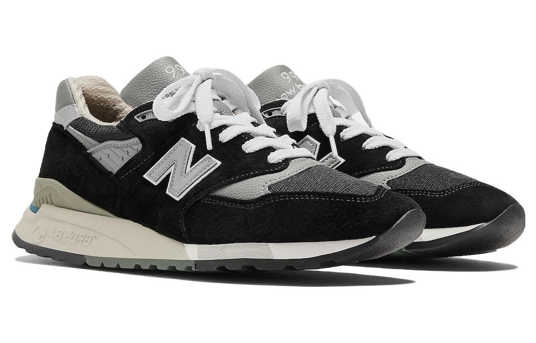 Кроссовки для бега New Balance NB 998 Удобная кожа устойчивая к истиранию низкий верх повседневная городская обувь для переключения и бега - изображение 2