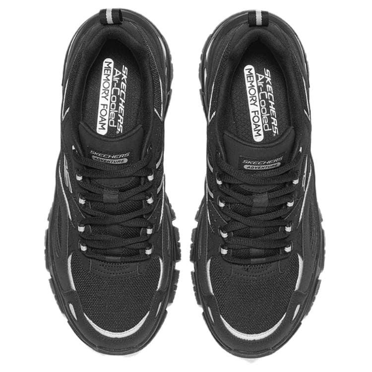 Кроссовки Skechers D'LITES Hiker Текстиль Синтетическая кожа Устойчивый к истиранию Баланс Увеличение высоты Низкий верх - изображение 4