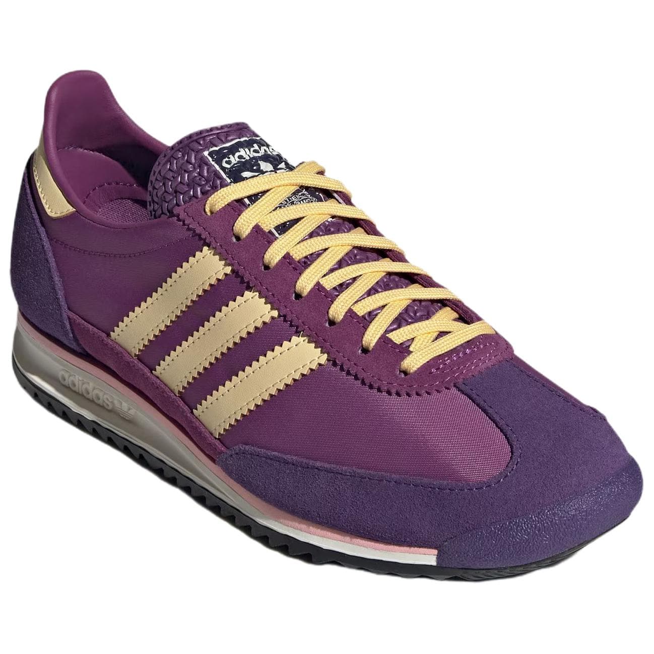 Кроссовки Adidas Originals SL 72 OG Low Повседневная обувь для женщин пурпурно-розовый цвет - изображение 3