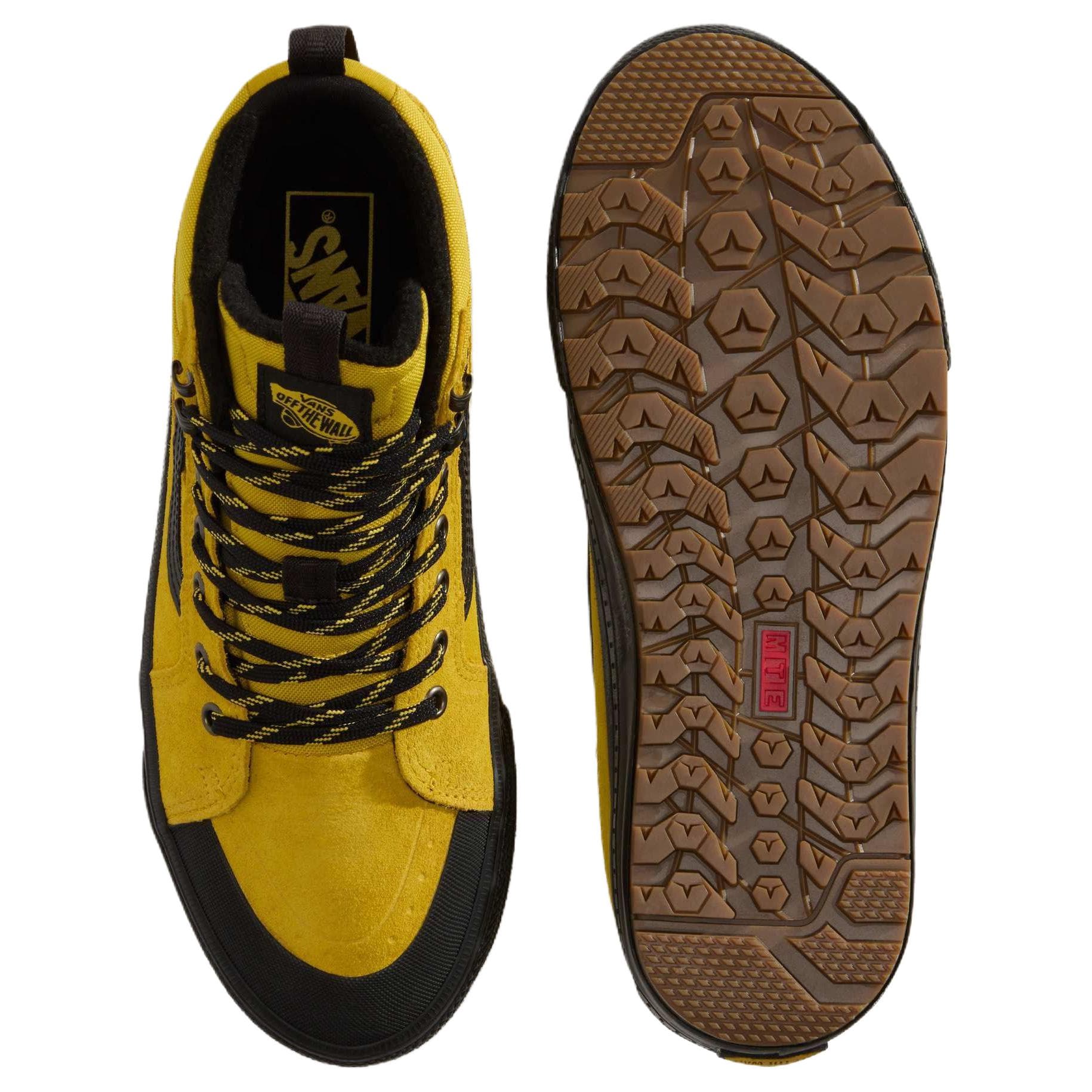 Кроссовки Vans SK8 HI Водонепроницаемый с поддержкой термический высокий верх уличная обувь унисекс желтый - изображение 4