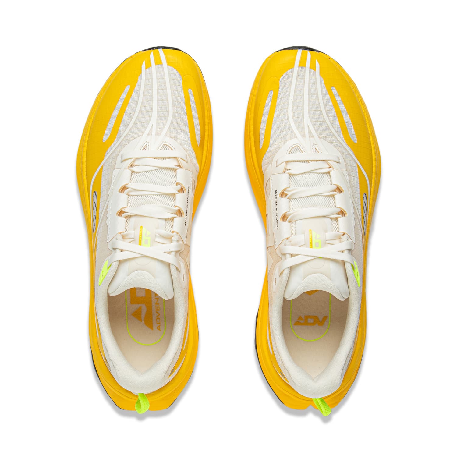 Кроссовки для бега Li-Ning LINING Cloud 2 Технология верха LINING BOOM FIBER Противоскользящая износостойкая Амортизация Oтскок Лоу-топы Повседневный Трэиловый бег Беговые кроссовки Мужской Бежевый - изображение 4