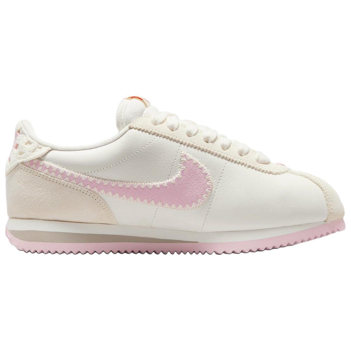 Кроссовки для бега Nike Cortez Low Топ Беговые кроссовки Women's White Розовый - изображение 2