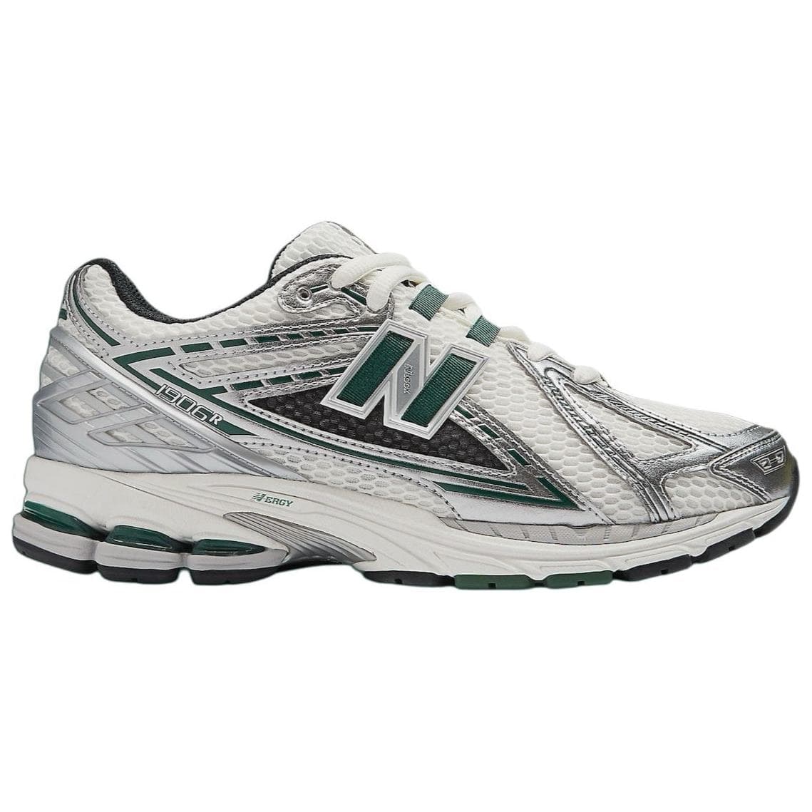 Кроссовки для бега New Balance NB 1906R Low Топ Беговые кроссовки Унисекс Белый Серебряный - изображение 2