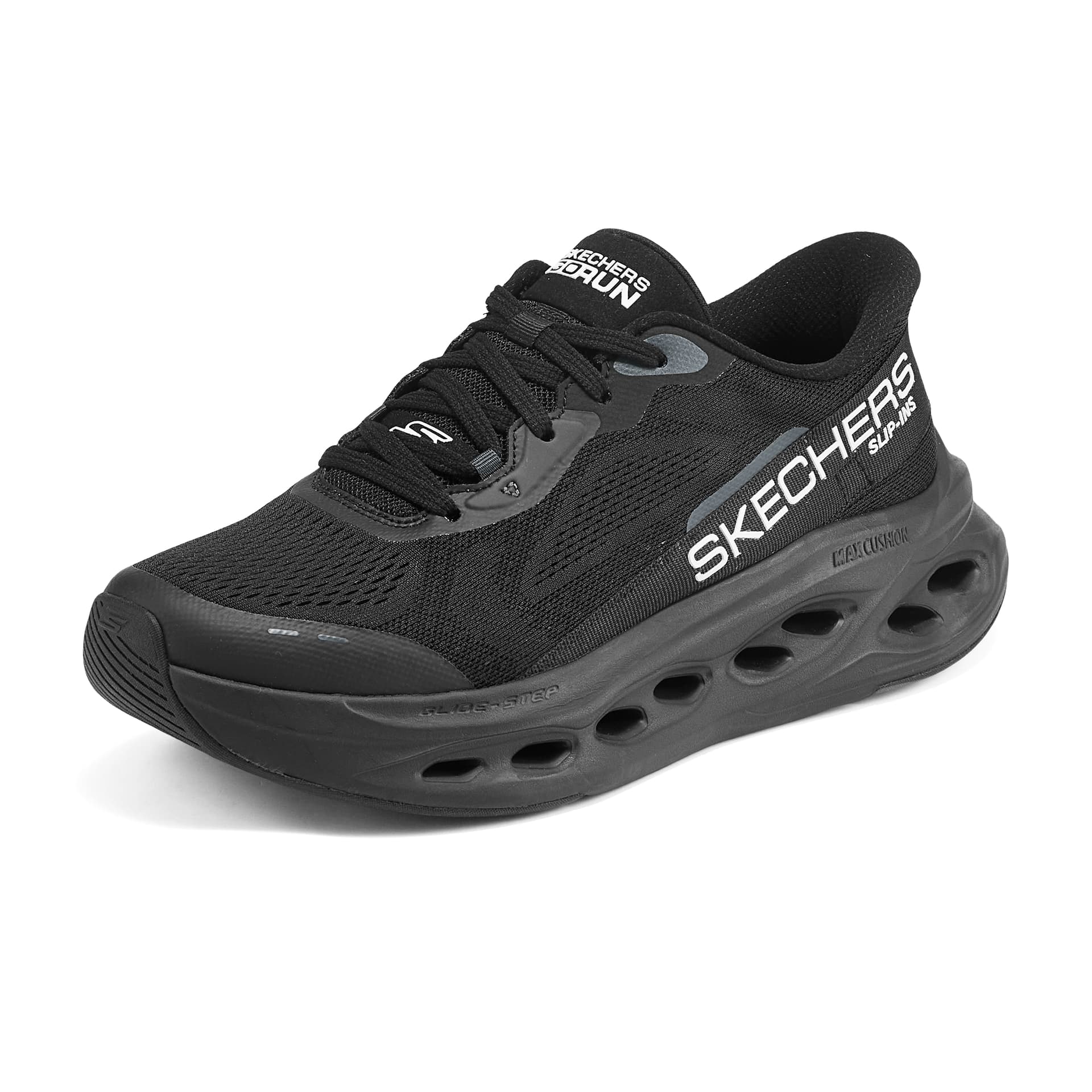 Кроссовки для бега Skechers Max Cushioning Glide Step Low Top Повседневные Тренировочные Спринт Городская Коммутация Беговые Кроссовки - изображение 1