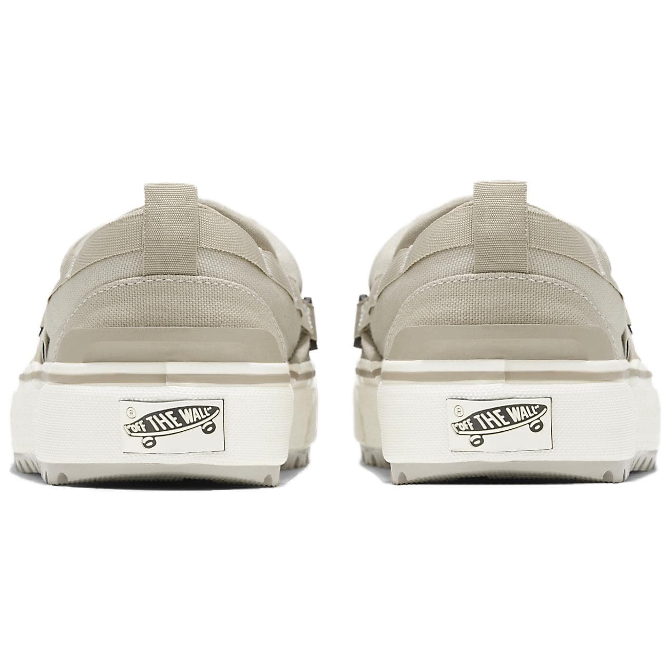 Кроссовки Nicole McLaughlin x Vans Classic Slip On Устойчивая к истиранию низкая уличная обувь унисекс бежевого цвета - изображение 3