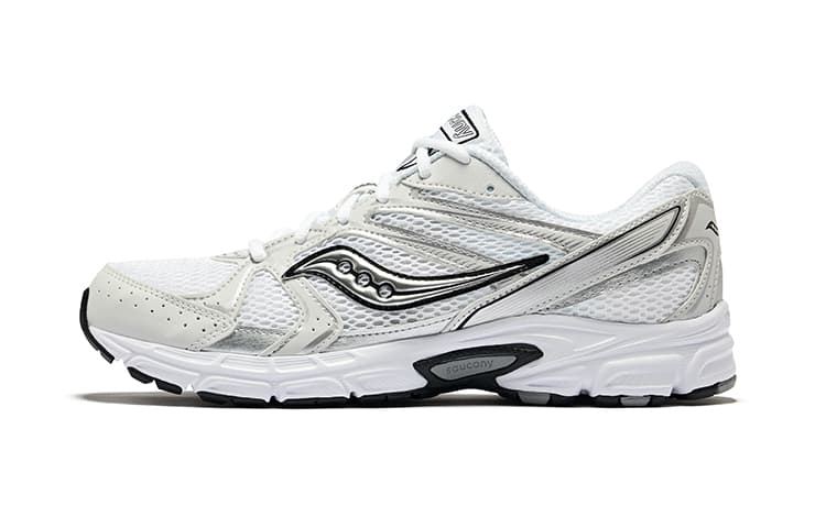 Кроссовки для бега Saucony White Silver - изображение 1